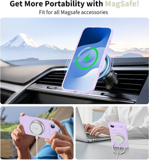 Tech-Protect Back Cover Σιλικόνης Μωβ (iPhone Air)