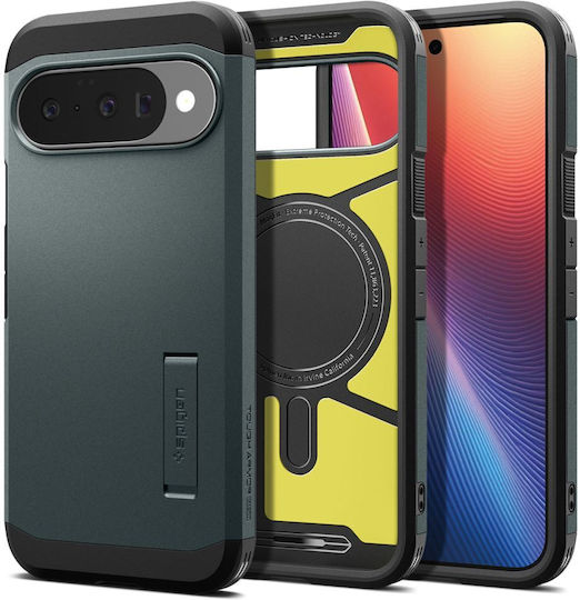 Spigen Tough Armor Magsafe Back Cover Silicon / Plastic Verde (Google Pixel 10 / 10 Pro)