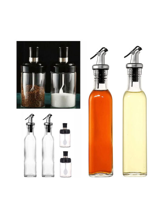 Öl- & Essigspender-Set Spray aus Edelstahl 500ml