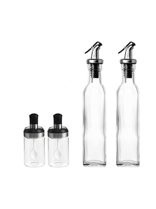 Öl- & Essigspender-Set Spray aus Edelstahl 500ml