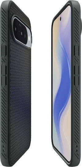 Spigen Liquid Air Mag Umschlag Rückseite Silikon Grün (Google Pixel 10 / 10 Pro)