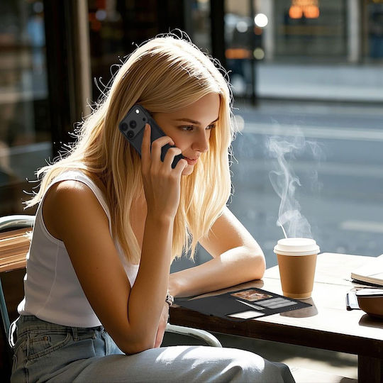 Tech-Protect Matte Wallet Σιλικόνης Μαύρο (iPhone 17 Pro)