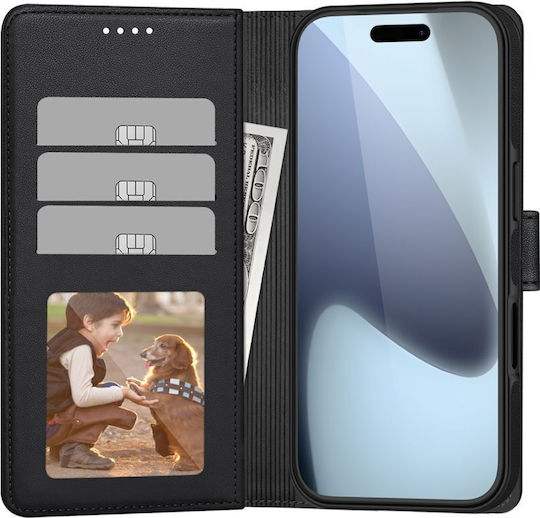 Tech-Protect Матово Портмоне Силикон Черно (iPhone 18 Pro Max / 17 Pro Max)