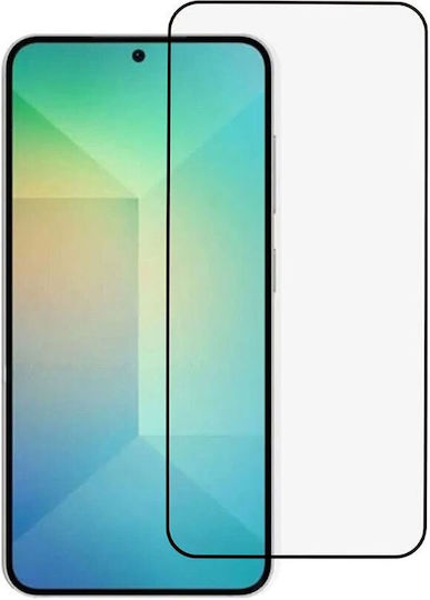 Nuon Full Glue Full Face Tempered Glass Μαύρο (Galaxy S23 FE)