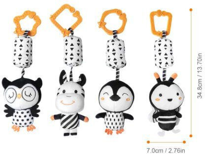 Tumama Kids Suspendata Jucărie pentru cărucior cu muzică pentru 0++ Luni