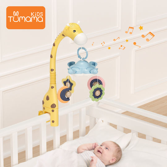 Tumama Kids Mobilă Pătuț cu Muzică și Proiector pentru 0++ Luni