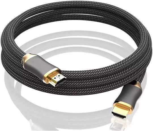 Speed HDMI 2.1 Ultra High Speed 48Gbps 4K 120Hz HDR VRR Cable HDMI male - HDMI male 1.5m Μαύρο