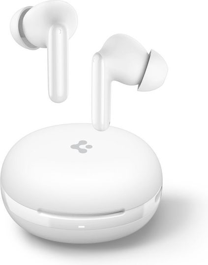 Spigen SA2400 In-Ear Bluetooth-Freisprecheinrichtung Kopfhörer mit Ladeetui Weiß