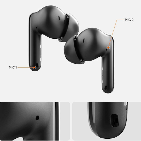 Spigen SA2400 In-Ear Bluetooth-Freisprecheinrichtung Kopfhörer mit Ladeetui Weiß