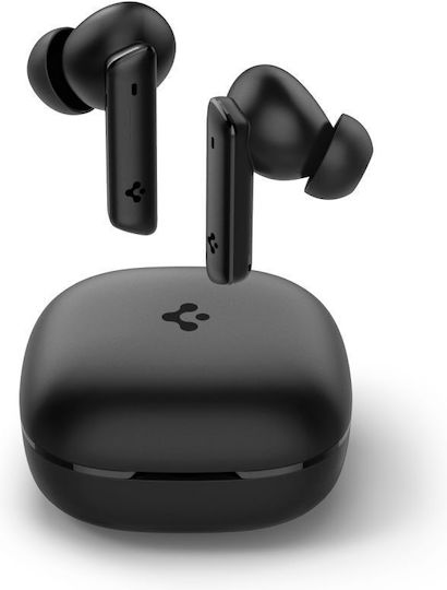 Spigen SA2402 ANC Pro In-ear Bluetooth Handsfree Ακουστικά με Θήκη Φόρτισης Μαύρα