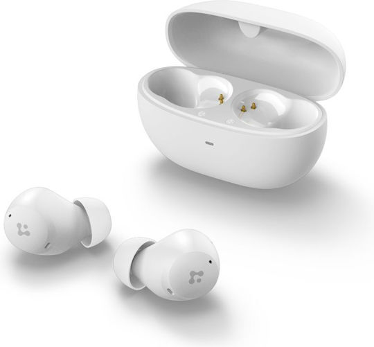 Spigen SA2401 ANC Pro In-ear Bluetooth Handsfree Ακουστικά με Θήκη Φόρτισης Λευκά