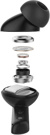 Spigen SA2402 ANC Pro In-ear Bluetooth Handsfree Ακουστικά με Θήκη Φόρτισης Λευκά
