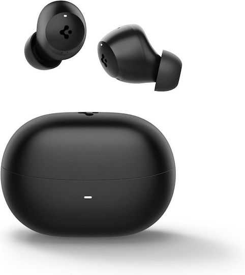Spigen SA2401 ANC Pro In-ear Bluetooth Handsfree Ακουστικά με Θήκη Φόρτισης Μαύρα