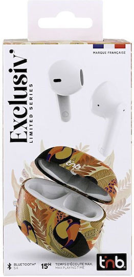 T'nB In-ear Bluetooth Handsfree Căști cu Carcasă de Încărcare Flor
