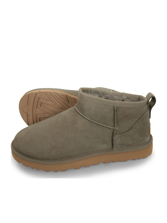 UGG Classic Ultra Mini Μποτάκια Moss Green