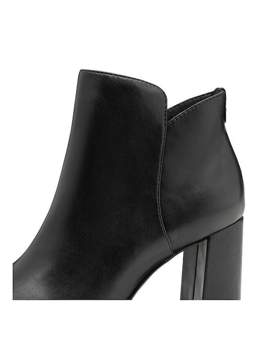 Women's Ankle Boots with High Heel Black