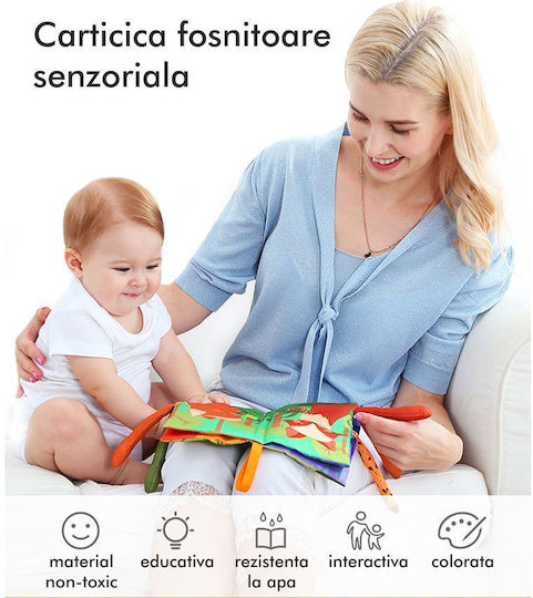 Tumama Kids Carte de Activități din Țesătură cu Sunete pentru 3++ Luni