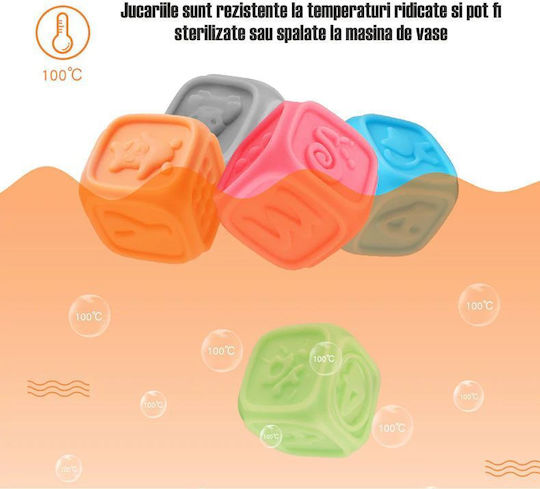 Tumama Kids Cub de Activități din Silicon pentru 3++ Luni (Diverse modele) 1 buc