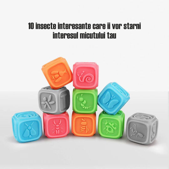 Tumama Kids Cub de Activități din Silicon pentru 3++ Luni (Diverse modele) 1 buc