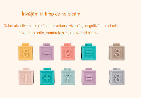 Tumama Kids Jucărie de Stivuire din Silicon cu Sunete pentru 3++ Luni (Diverse modele) 1 buc