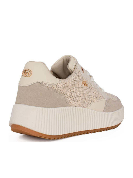 Damen Sneakers Beige