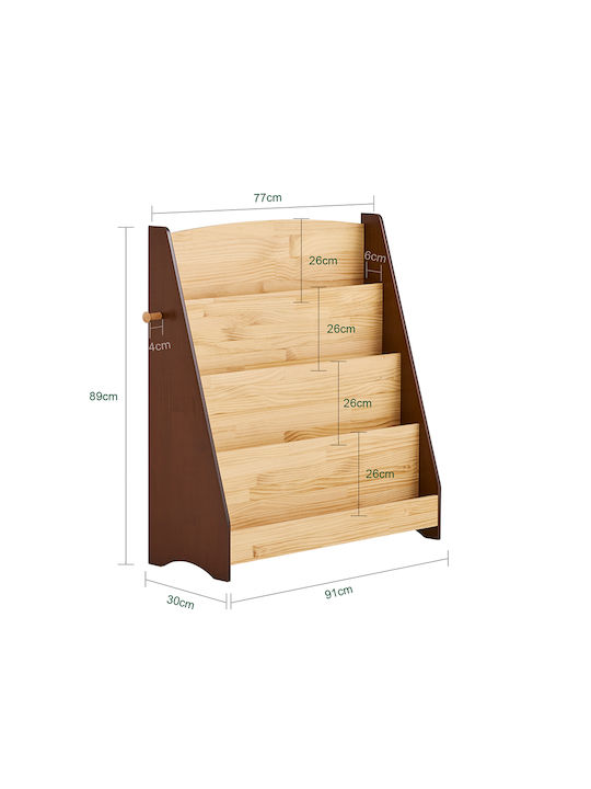 Βιβλιοθήκη Δαπέδου Ξύλινη Γκρι 91x30x89cm Βιβλιοθήκη Δαπέδου Ξύλινη Γκρι 91x30x89cm