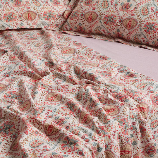 Das Home Set Übergröße 4Stück 170x200+35cm mit Gummizug Casual 5437 Multicolor