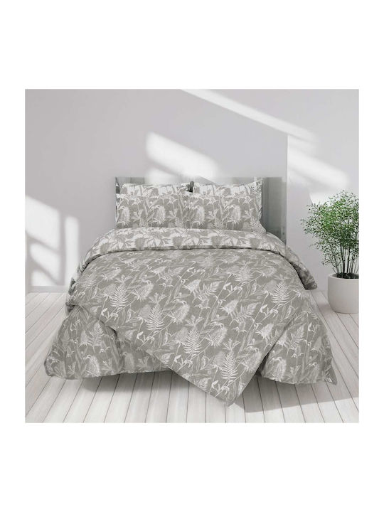 Espree Σετ Σεντόνια King Size 280x270εκ. Grey (4τμχ)