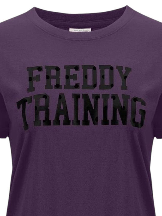 Women's Blouse Velvet Short Sleeve Purple