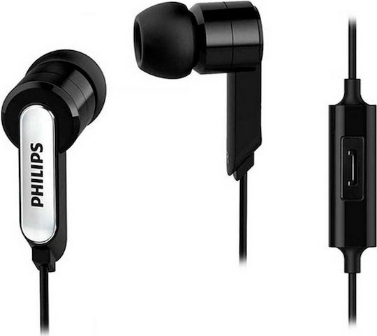 Philips SHE1405BK/10 În ureche Handsfree cu două căști cu mufă 3.5mm Negru