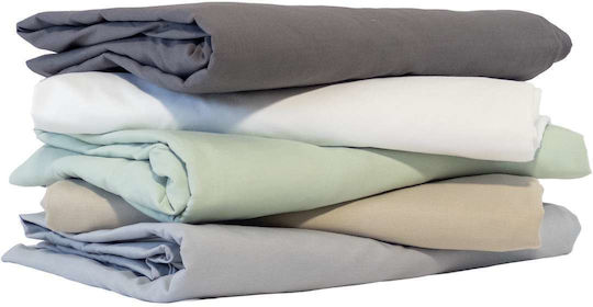 Espree Sheet Semi Double with Elastic 120x200+35cm. Light Grey