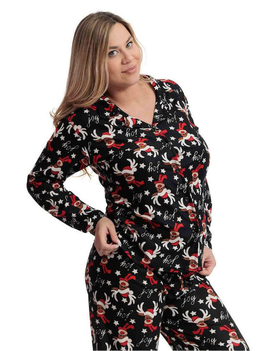 Miss Lale Winter Women's Pyjama Set Blue