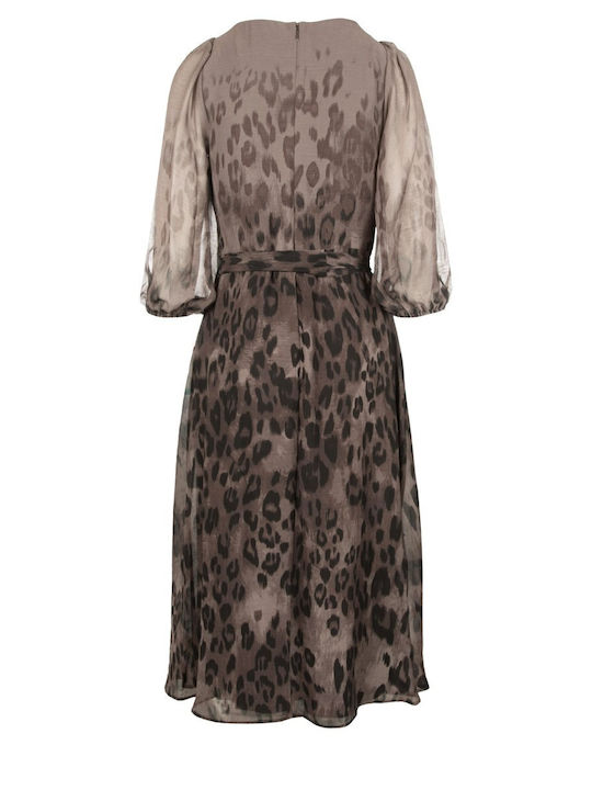 Wrap Dress Brown DD3GI70A BNM