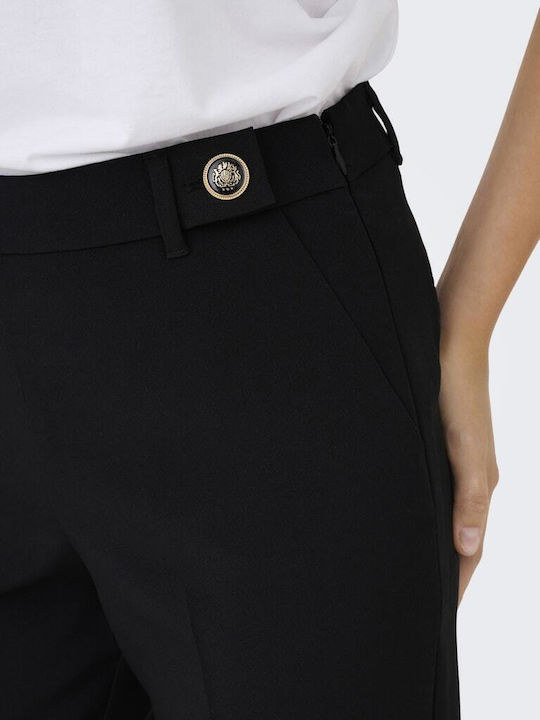 Women's Fabric Trousers Gold
