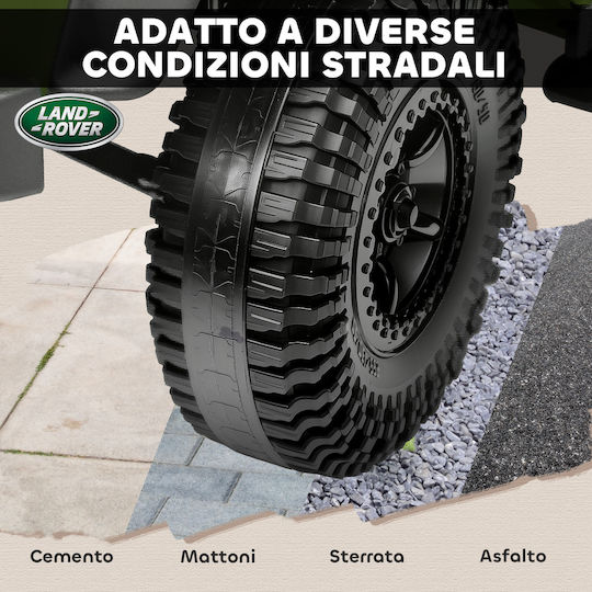 Land Rover Cu Un Loc Cu Telecomandă Licențiat 12 Volți Verde
