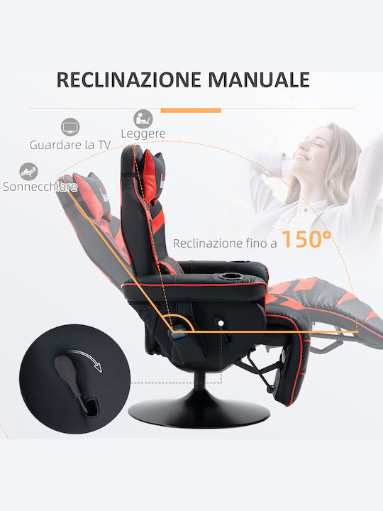 HomCom 700-142 Künstliches Leder Schwarzer Gaming Stuhl HomCom 700-142 Künstliches Leder Schwarzer Gaming Stuhl