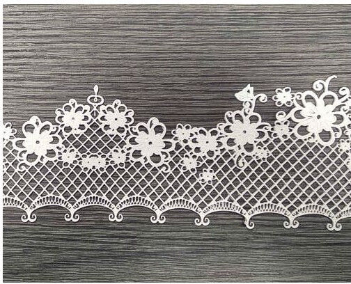 Elastic Element Flower Lace N377 28x7.5cm