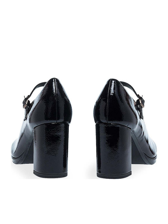 Black Heels with Strap