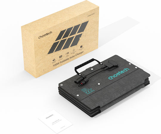 Choetech Αναδιπλούμενο Ηλιακό Panel Φορτιστής 100W με USB Output (Φορητών Συσκευών) (SC061)