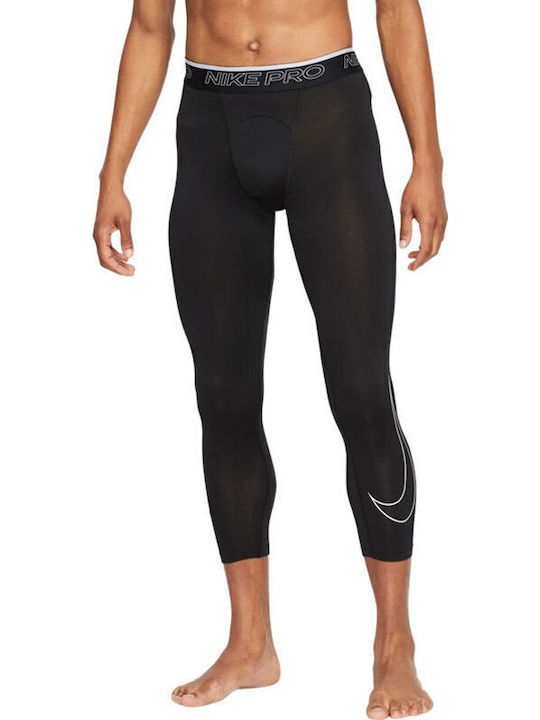 Nike Pro Dri-Fit Men's Sports Capri Leggings Black