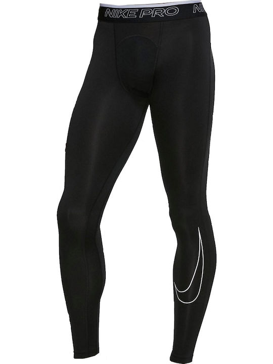 Nike Pro Dri-Fit Ανδρικό Αθλητικό Κολάν Compression Μακρύ Μαύρο