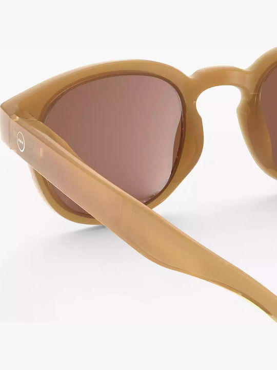 Izipizi #c Οβάλ Παιδικά Γυαλιά Ηλίου με Polarized Φακό Κίτρινα για 5-10 Ετών