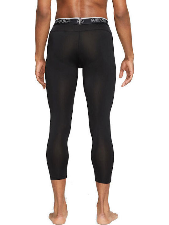 Nike Pro Dri-Fit Men's Sports Capri Leggings Black
