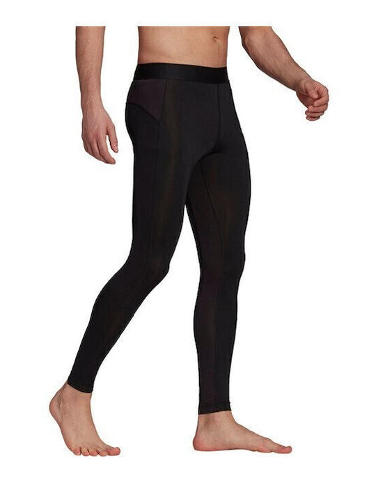 adidas Techfit Ανδρικό Αθλητικό Κολάν Compression Μακρύ Μαύρο