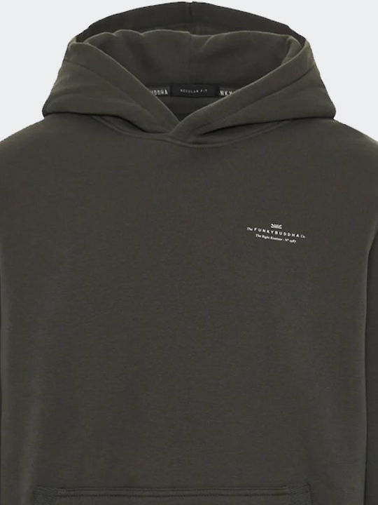 Sweatshirt with Hood Forest Night