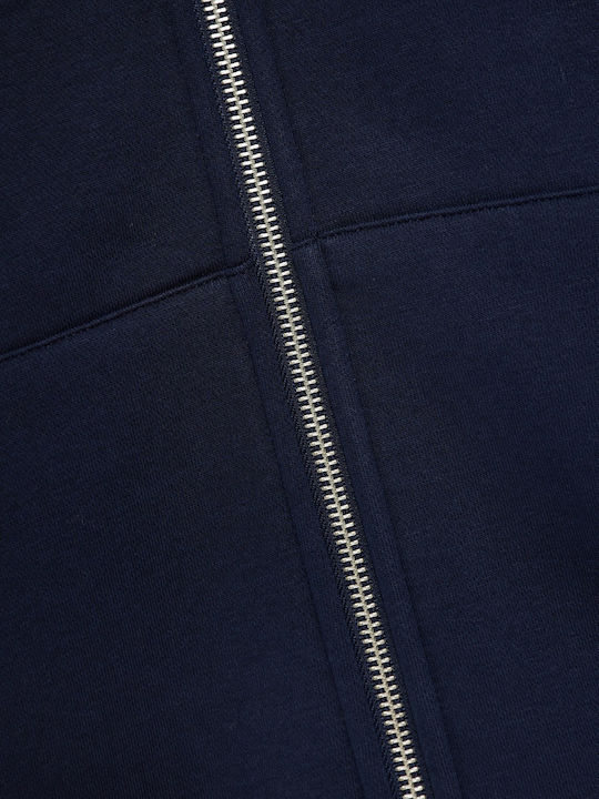 Sweatshirt with Hood Navy Blue