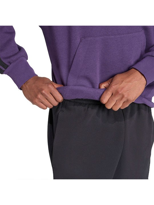 Sportswear Sweatshirt mit Kapuze Purple