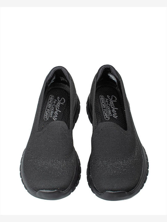 View Finder Women's Slip-Ons Made Of Synthetic Leather Black