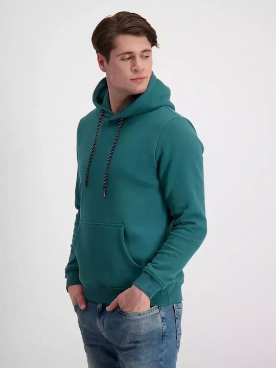 Φούτερ με Κουκούλα Green