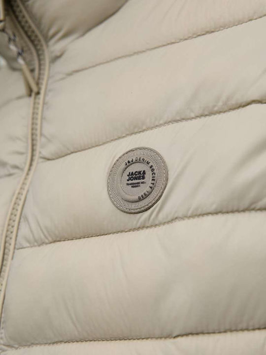 Ärmellos Jacke Puffer Beige